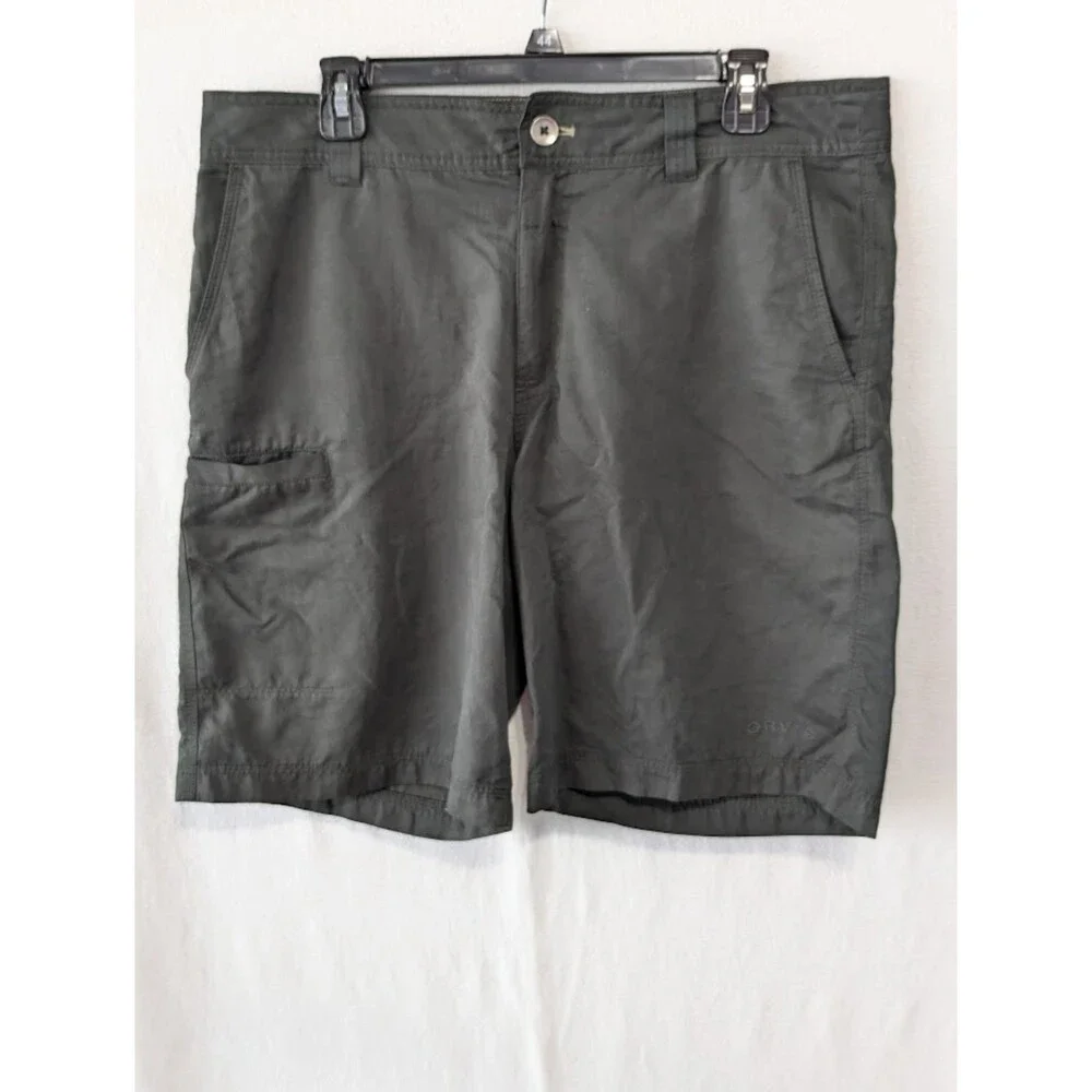 Men's Orvis Casual Outdoors Hunter/Dark Green Shorts Size 34